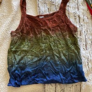 BoHo hippie crop top.
